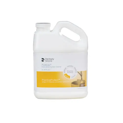 Purevac SC Evacuation System Cleaner, 2 Liter Bottle with Pump, Citrus Scent, 21132 - Purevac SC Evacuation System Cleaner - 2 Liter, 67 uses. Citrus scent. Has - Image 1