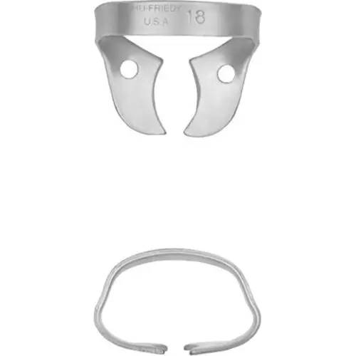 Rubber Dam Clamp, Molar, Size 18, 36755, 9519032 - Rubber Dam Clamp, Molar, 18, 36755, 9519032 - Image 1