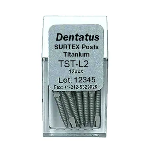 Dentatus Surtex Classic Titanium Post Refill, Long (L2), 1.20mm x 11.8mm, 12/Bx, TST-L2 thumbnail 4