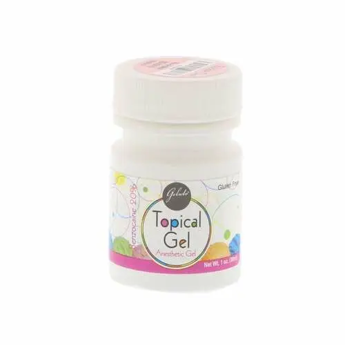Gelato 20% Benzocaine Topical Anesthetic Gel, Bubble Gum Flavor, 1 oz (30 g) Jar, 03-02419 thumbnail 2