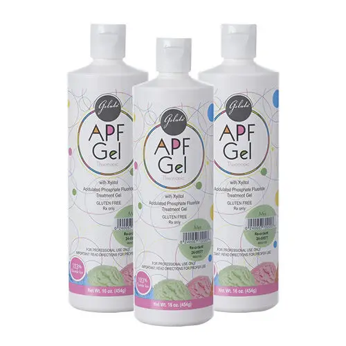 Gelato APF Fluoride Gel, 1.23% Acidulated Phosphate Fluoride, 60-Second, Mint, 16 oz Bottle, 24-00577 thumbnail 2