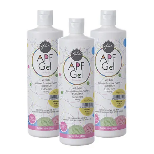 Gelato APF 60 Second Fluoride Gel, 1.23% Acidulated Phosphate, Pina Colada, 16 oz Bottle, 24-08777 thumbnail 3