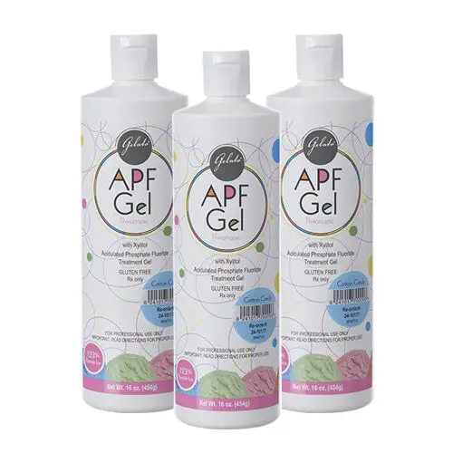 Gelato APF Fluoride Gel, 1.23% Acidulated Phosphate Fluoride, 60-Second Thixotropic Gel, Cotton Candy, 16 oz Bottle, 24-10177 thumbnail 3