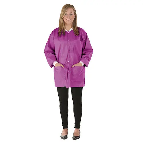 Medicom SafeWear Hipster Jacket, Poppy Pink, X-Large, 12/Pack, 8116-D thumbnail 11