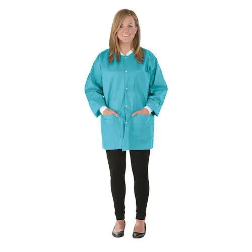 Medicom SafeWear Hipster Jacket, Small, Tropical Teal, 12/Pk, 8115A thumbnail 11