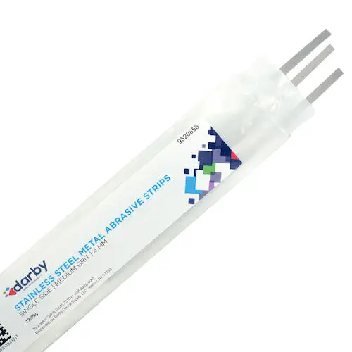 Darby Dental Finishing Strips, Medium Grit, 1S, 4mm, 12/Pkg., 46022DA - Medium Grit, 1S, 4mm, 12/Pkg., 46022DA - Image 1