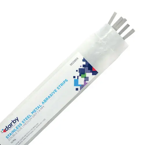 Darby Dental Finishing Strips, Medium Grit, 2S, 4mm, 12/Pkg., 46122DA - Medium Grit, 2S, 4mm, 12/Pkg., 46122DA - Image 1