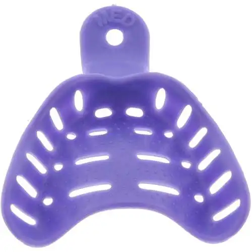 Keystone Edentulous Tray Aways Disposable Impression Trays, #3 Upper Medium, Perforated, 12/Pk, 0921700 thumbnail 2