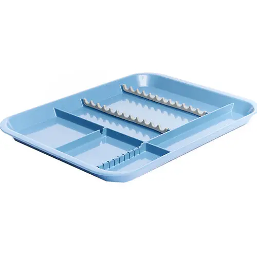 Zirc B-Lok Divided Setup Tray, Blue, Size B, 13-3/8" x 9-5/8" x 7/8", 20Z451B thumbnail 4