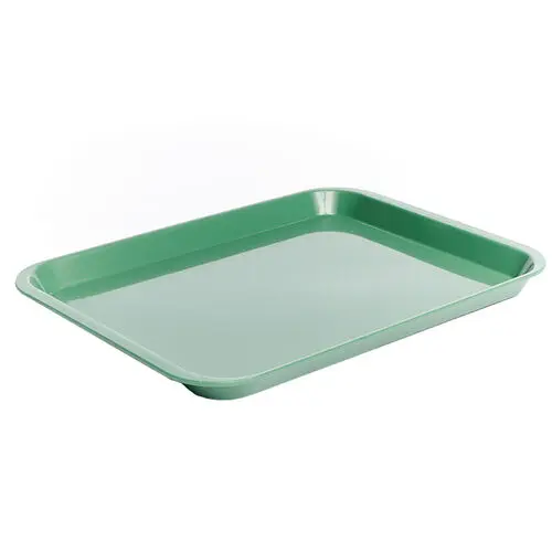 Zirc B-Lok Flat Set-Up Tray, Size B, Green, 13-3/8" x 9-5/8" x 7/8", 20Z401D thumbnail 5