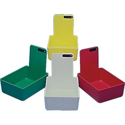 Keystone Classic Lab Work Pan, Red, 7" x 5" x 2-1/2", 12/Box, 7000372 thumbnail 4