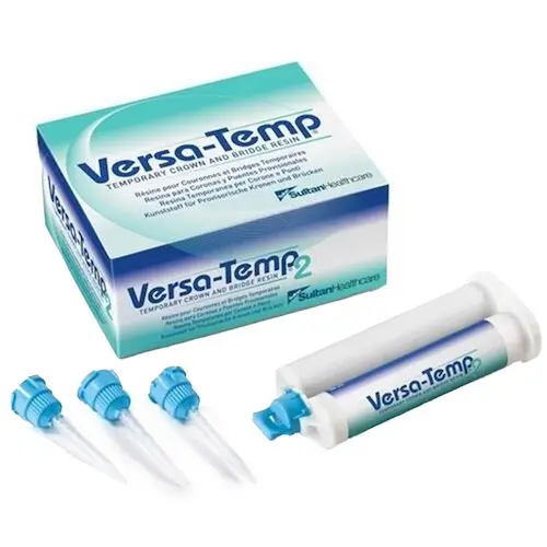 Versa-Temp 2 Temporary Crown & Bridge Resin, Shade A1, Bulk Refill 3 x 50 mL Cartridges, 72066 thumbnail 2
