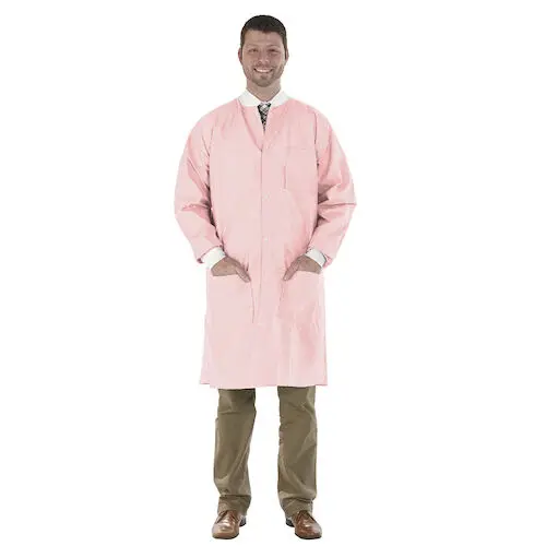 SafeWear High Performance Lab Coat, Pretty Pink, Small, 12/Pack, 8108-A thumbnail 11