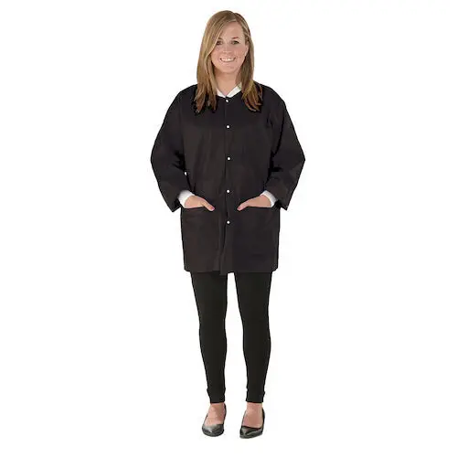 Medicom SafeWear Hipster Jacket, Small, Black, 12/Pk, 8118-A thumbnail 2