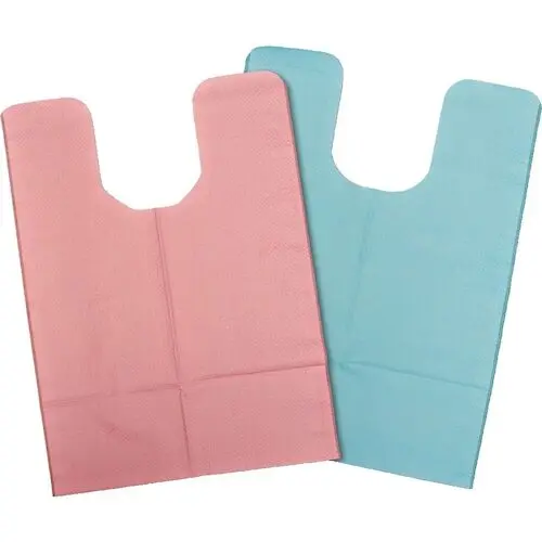 Tidi Products Ultimate Specialty Oral Surgery Bibs, 3-Ply Tissue/Poly, 18" x 25", Blue, 250/Pk, 917677 thumbnail 7
