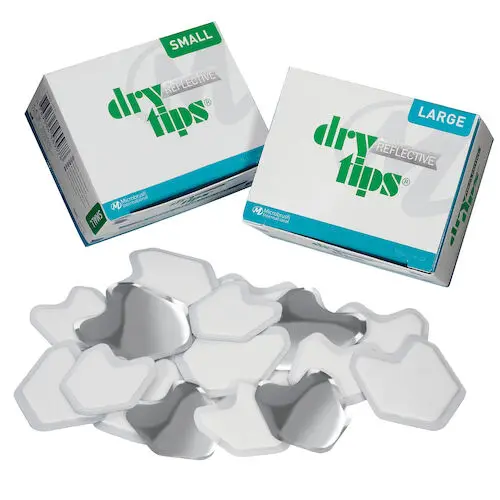 Reflective DryTips Saliva Absorbent Tips, Small, Silver, 50/Box, 291727 thumbnail 8