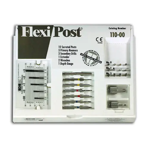 Flexi-Post Post System, Stainless Steel, Assorted Introductory Kit, Sizes #0/#1/#2, 12 Posts, 110-00 thumbnail 6