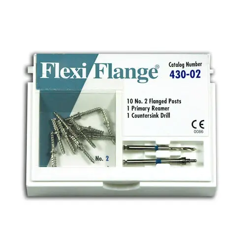 Flexi-Flange Stainless Steel Post Refill, Size 2 (Blue), 10/Pk, 430-02 thumbnail 7