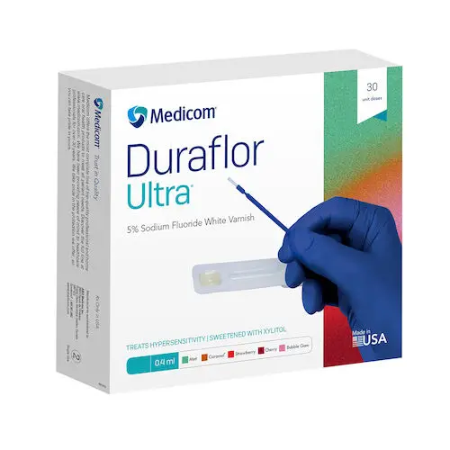 Duraflor Ultra 5% Sodium Fluoride White Varnish, Strawberry, 0.4 mL Unit Dose, 30/Box, 1016-ST30 thumbnail 8