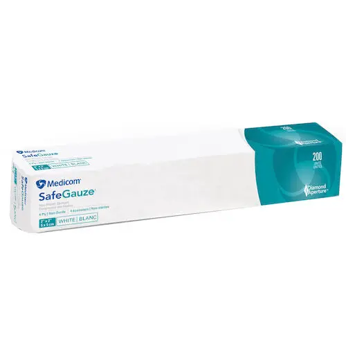 SafeGauze Premium Non-Woven Sponges, Non-Sterile, 4-Ply, 2" x 2", 5000/Case, 4522-5 thumbnail 4