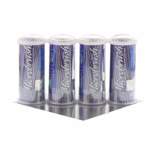 Microbrush Tube Series Applicators, Regular, Purple, 2mm, 400/Pk, MRP400 thumbnail 8