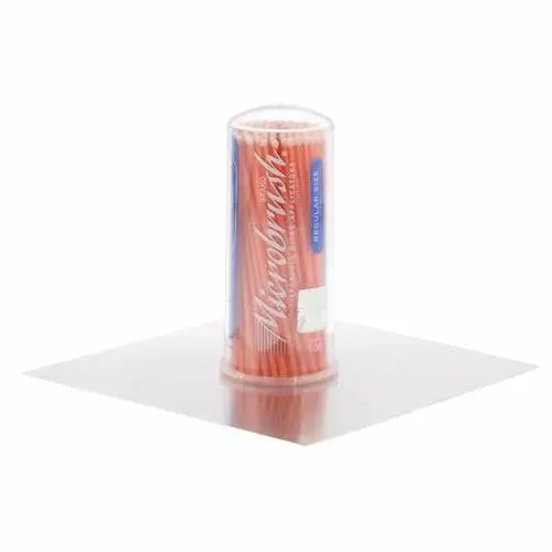 Microbrush Tube Series Disposable Applicators, Regular (2.0 mm), Peach, 100/Pkg, MRS400 thumbnail 4