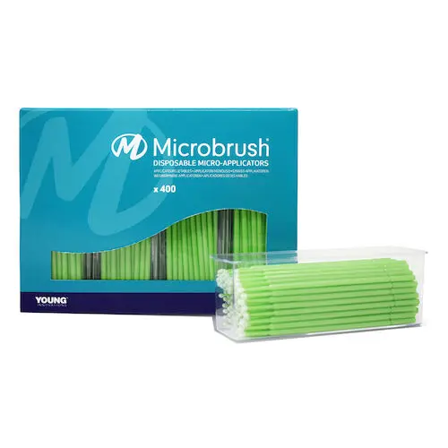 Microbrush Plus Micro-Applicator Dispenser Refills, Regular (2 mm), Green, 400/Pk, PR400GR thumbnail 14