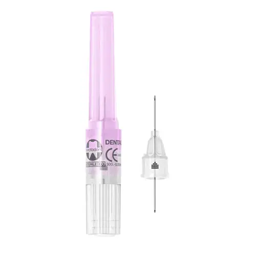 Septoject Dental Hypodermic Needles, Plastic Hub, Gauge 30, Extra Short (10mm), Purple, 100/Box, 01-N1300 thumbnail 14