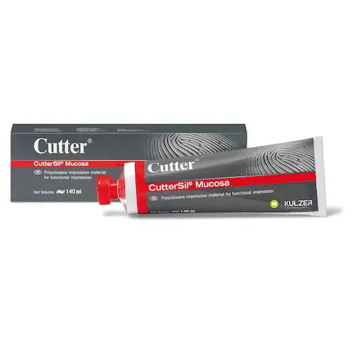 CutterSil Mucosa Silicone Impression Material, 140 mL Tube, Orange, 65767011 thumbnail 4
