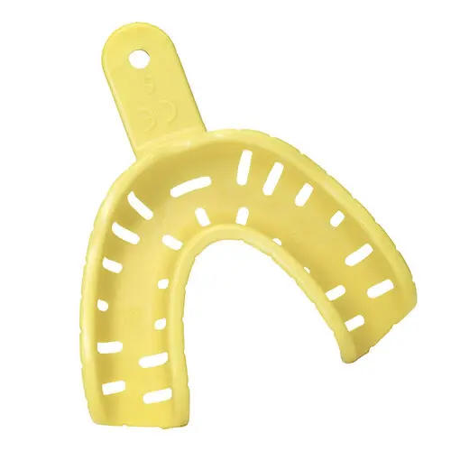 AccuDent XD Dentate Impression Tray #5, Lower Small, Perforated, Disposable, 12/Pack, 673708 thumbnail 2