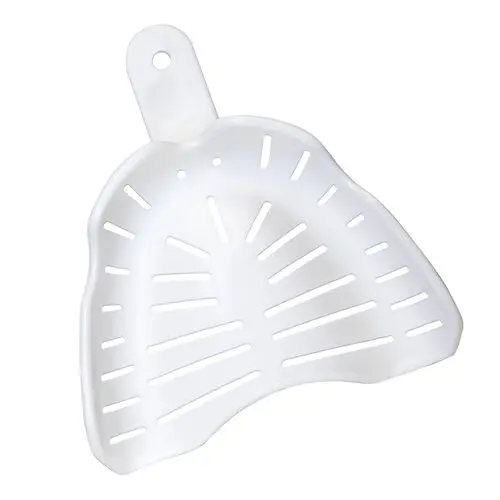 AccuDent XD Edentulous Impression Tray #10, Upper Medium, Disposable, Perforated, 12/Pack, 673713 thumbnail 2