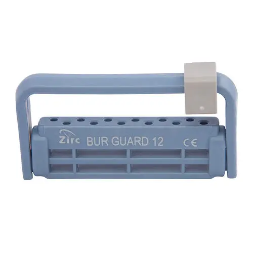 Zirc Steri-Bur Guard, 12-Hole, Blue, Autoclavable, 1/Pk, 50Z406B thumbnail 10
