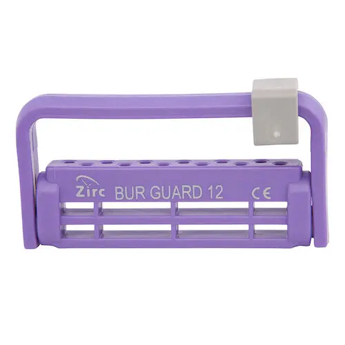 Zirc Steri-Bur Guard 12-Hole Neon Purple, Autoclavable Bur Block, 50Z406R thumbnail 4