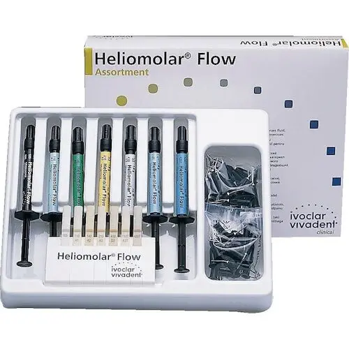 Heliomolar Flow Flowable Composite, Shade 105 (Pedo), 1.6 g Syringe, 5 Tips, Ref 557029 - , 1.6 g, 105, Syringe, 557029 - Image 1