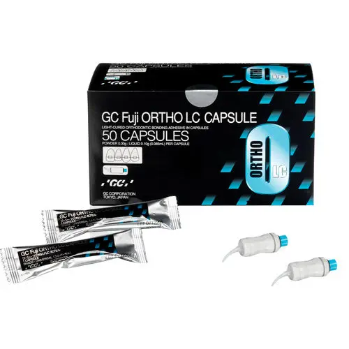 GC Fuji Ortho LC Light-Cure Resin Reinforced Glass Ionomer Orthodontic Cement, Capsule Refill, 50/Pk, 439450 thumbnail 7