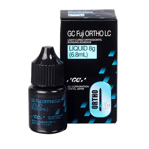 GC Fuji Ortho LC Light-Cured Resin Reinforced Glass Ionomer Orthodontic Cement Liquid Refill, 8 g (6.8 mL) Bottle, 439409/000030 thumbnail 9