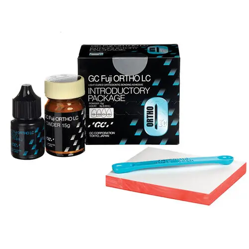 GC Fuji ORTHO LC Light-Cure Resin Reinforced Glass Ionomer Orthodontic Cement Introductory Kit, Powder/Liquid, 439401 thumbnail 10