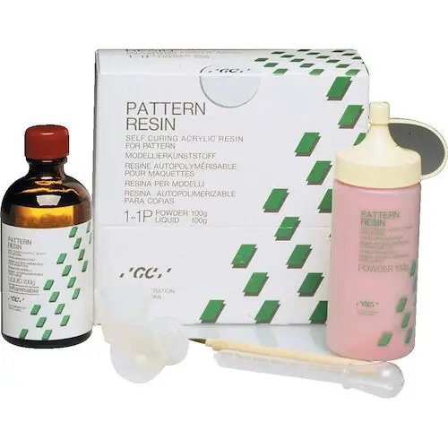 GC America Pattern Resin LS Self-Curing Acrylic Die Material, 1:1 Package (100 g Powder, 105 mL Liquid, Accessories), 335201 thumbnail 11