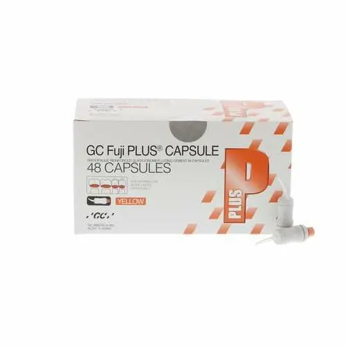 GC Fuji PLUS Resin-Reinforced Glass Ionomer Luting Cement Capsules, Yellow, 48/Box, 425030 thumbnail 8