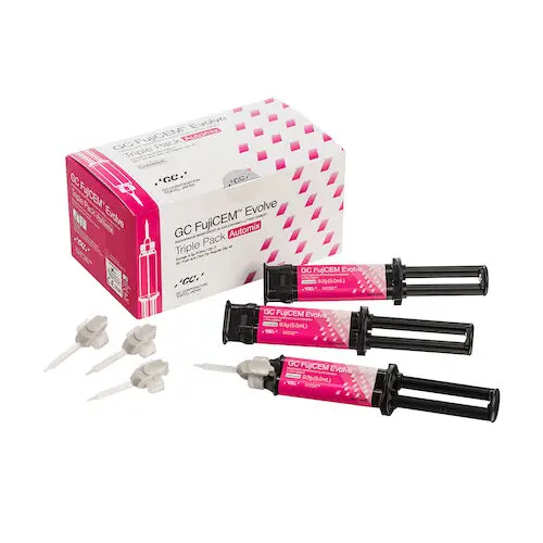 GC FujiCEM Evolve Automix Resin-Reinforced Glass Ionomer Cement, 9.2g Syringe, Pack of 3, 012950 thumbnail 11