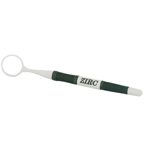 Zirc Crystal HD® #5 Mouth Mirror with Soft Grip Handle, Black/Gray, 12/Pack, 50Z364 thumbnail 8