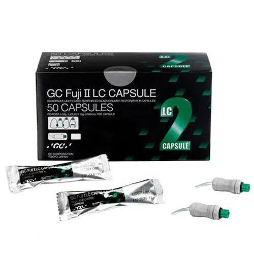 GC Fuji II LC Light-Cured Resin-Reinforced Glass Ionomer Restorative Capsules, Shade A1 (Pedo), 48/Box, 425001 thumbnail 14