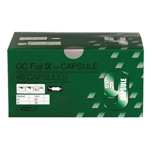 GC Fuji IX GP Packable Glass Ionomer Restorative, Self-Cure, Capsules Refill, 0.14 ml, Assorted Shades, 48/Pk, 425080 thumbnail 9