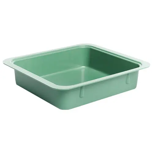 Zirc Procedure Tub, Green, 12-1/4"L x 10-7/8"W x 2-3/4"H, 1/Pk, 20Z463D thumbnail 5