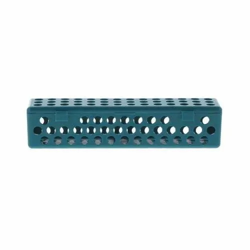 Zirc Steri-Container Standard, Teal, 8-1/8" x 1-7/8" x 1-7/8", Holds 10-14 Instruments, 1/Pk, 50Z900J thumbnail 4