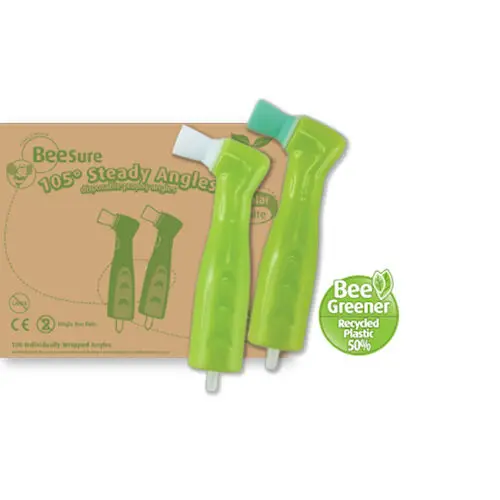 BeeSure 105° Steady Disposable Prophy Angles, Soft Cup, Green, Latex-Free, 100/Box, BE606SA thumbnail 9