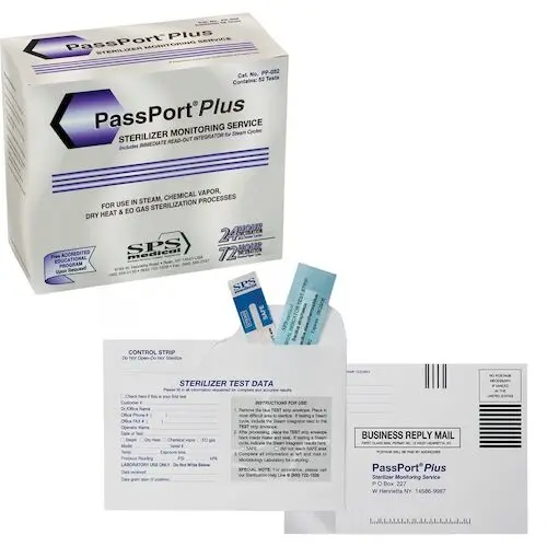 PassPort Plus Sterilizer Monitoring Service, Mail-In Biological Indicator Test Kit, 12/Box, PP-012 thumbnail 10