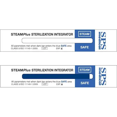 STEAMPlus™ Class 5 Sterilization Integrator Strips, 4" x 0.75", 100/Box, SSI-100 thumbnail 9