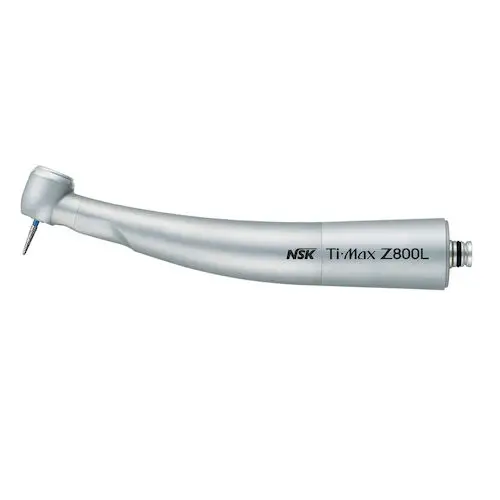 NSK Ti-Max Z800L High-Speed Air Handpiece, Contra Angle, Push Button Autochuck, Optic, Quadruple Spray, Miniature Head, 1/Pkg thumbnail 2