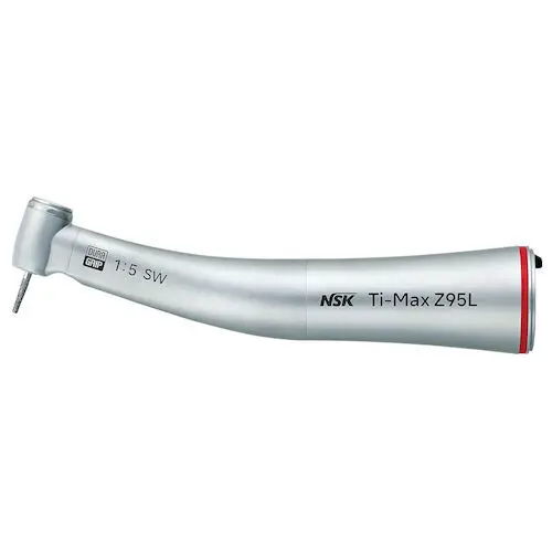 NSK Ti-Max Z95L High-Speed Electric Contra Angle Attachment, 1:5 Increasing, Optic, Push-Button Autochuck, Quattro Spray, C1034 thumbnail 2